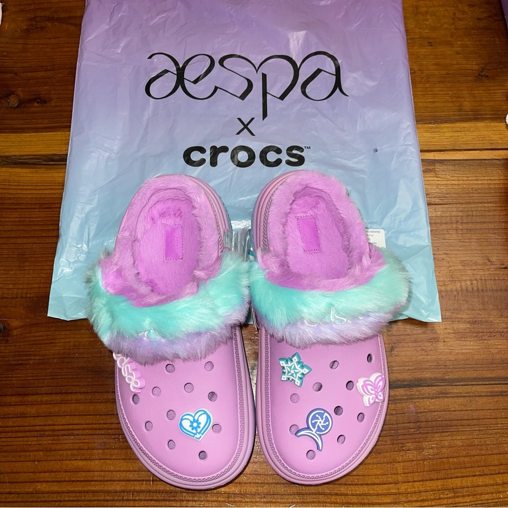 Crocs x Aespa Stomp Clogs